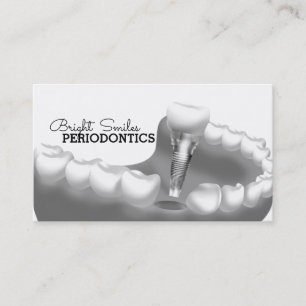 Periodontist Dentist Business Card Visitenkarte