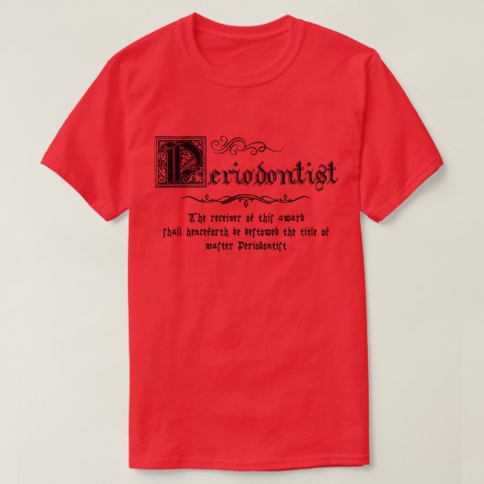 Periodontist T-Shirt (Design vorne)