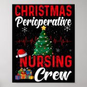 Perioperative Nurse Pre Op Nursing Christmas Crew Poster (Vorne)