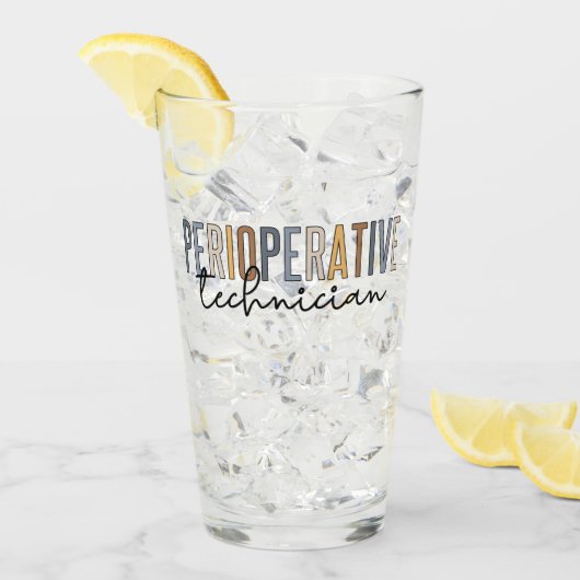 Perioperativer Techniker | Perioperative Tech Glas (Vorderseite Ice)