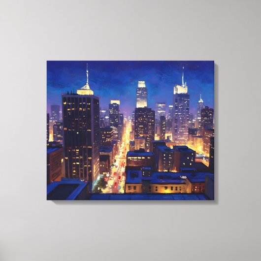 Peripheral Metropolis View Leinwanddruck (Vorderseite)