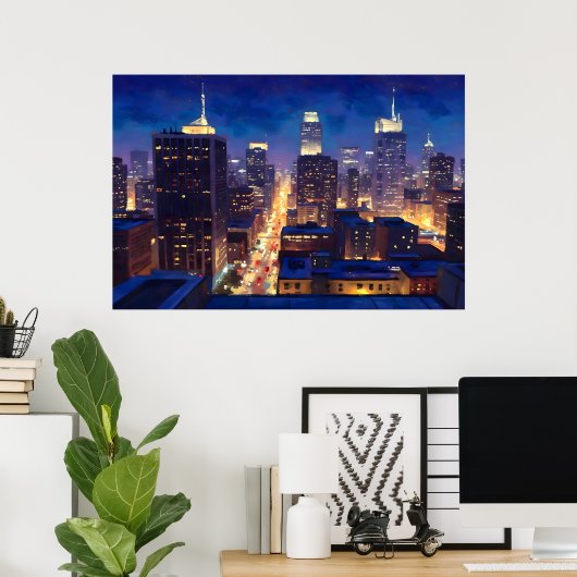 Peripheral Metropolis View Poster (Heimbüro)