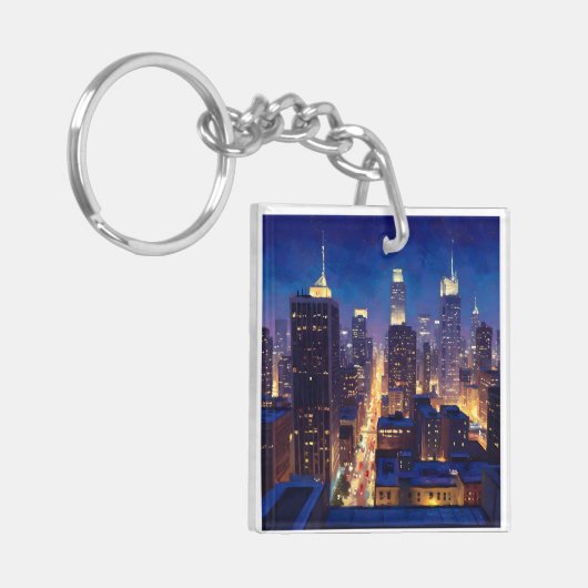 Peripheral Metropolis View Schlüsselanhänger (Vorderseite links)