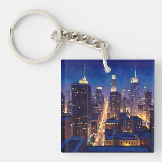 Peripheral Metropolis View Schlüsselanhänger (Vorderseite)