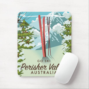 Perisher Valley Australia Ski. Mousepad