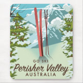 Perisher Valley Australia Ski. Mousepad (Vorne)