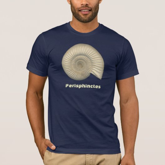 Perisphinctes Ammonit T-Shirt (Vorderseite)
