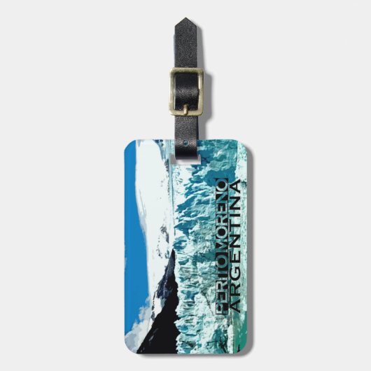 Perito Moreno Gepäckanhänger (Vorderseite vertikal)