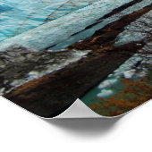 Perito Moreno Glacier Front in den Anden Poster (Ecke)