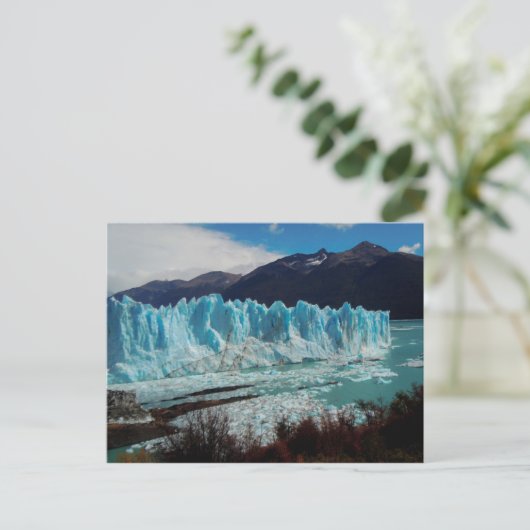 Perito Moreno Glacier Front in den Anden Postkarte (Stehend Vorderseite)