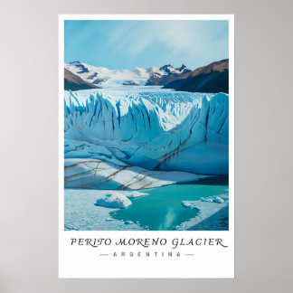 Perito Moreno Gletscher Argentinien Kunst, Patagon Poster