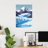 Perito-Moreno-Gletscher Poster (Heimbüro)
