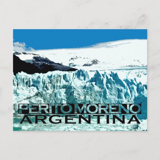 Perito Moreno Postkarte (Vorderseite)