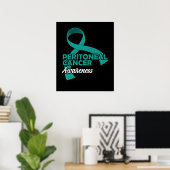 Peritoneal Cancer Awareness Gift for PPC Patienten Poster (Heimbüro)