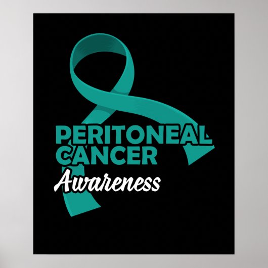 Peritoneal Cancer Awareness Gift for PPC Patienten Poster (Vorne)