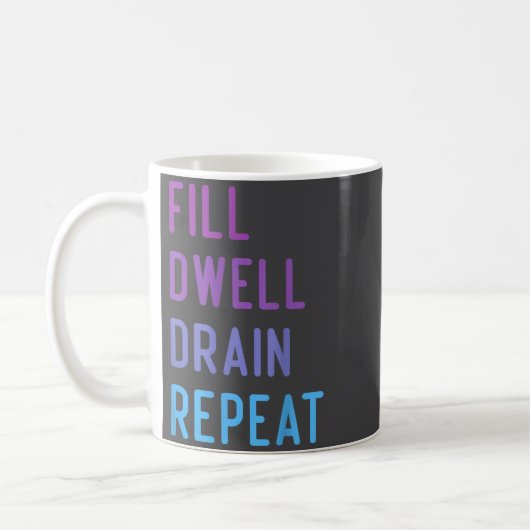 Peritoneal Dialysis Fill Dwell Drain Repeat Funny Kaffeetasse (Links)