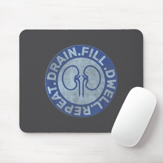 Peritoneal Dialysis Nurse Funny Quote - Black, Uni Mousepad (Mit Mouse)