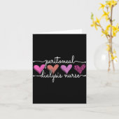Peritoneal Dialysis Nurse Kidney Disease Funny Nur Karte (Gelbe Blume)
