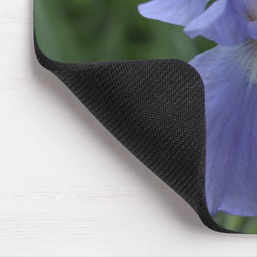 Periwinke Blue Iris Mousepad (Ecke)