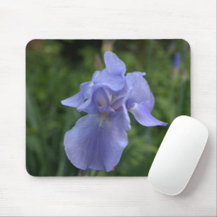 Periwinke Blue Iris Mousepad