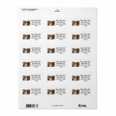 Periwinkle Adressaufkleber (Vorne)