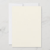 Periwinkle Amethyst Pfingstrosen-Hochzeit Einladung (Rückseite)