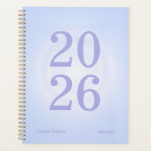 Periwinkle Aura Big Year Planner Planer (Vorderseite)