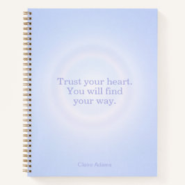 Periwinkle Aura Message Notebook Notizblock