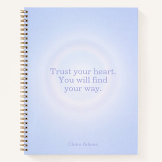 Periwinkle Aura Message Notizbuch