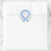 Periwinkle Awareness Ribbon Angel Decal Stickers (Tasche)
