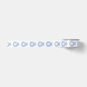 Periwinkle Awareness Ribbon Angels Custom Design Satinband (Vorderseite)