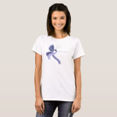 Periwinkle Awareness Ribbon Butterfly T - Shirt (Vorne ganz)