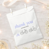 Periwinkle Bicycle Geschenktütchen (Ausgeschnitten)