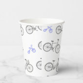 Periwinkle Bicycle Pappbecher (Rechts)