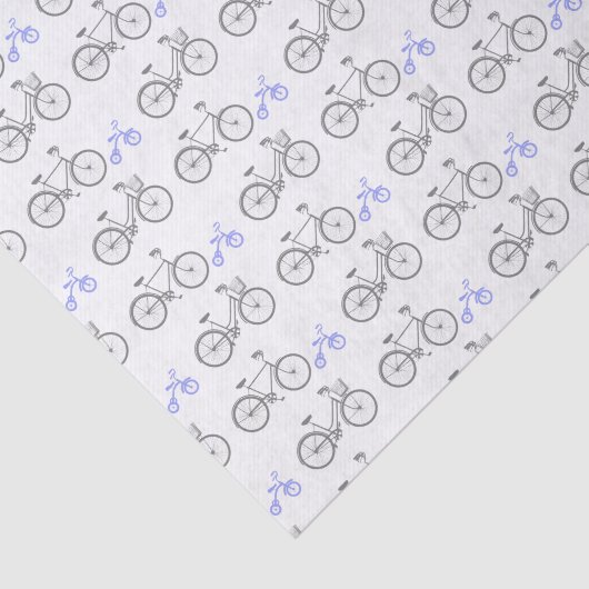 Periwinkle Bicycle Seidenpapier (Ausschnitt)