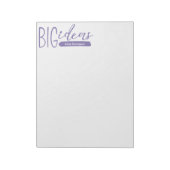 Periwinkle Big Ideas Notizblock (Rotiert)