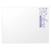 Periwinkle Big Ideas Notizblock (Vorderseite)