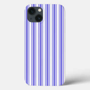 Periwinkle blau-weiße Süßigkeiten Streifen Case Ma