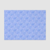 Periwinkle Blue Abstrakt Feather Pattern Seidenpapier (Vorderseite)