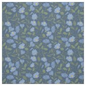 Periwinkle Blue Flowers Stoff (Muster)