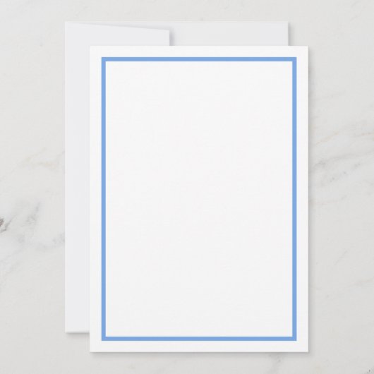 Periwinkle Blue Hydrangeas LIEBE Wedding Einladung (Rückseite)