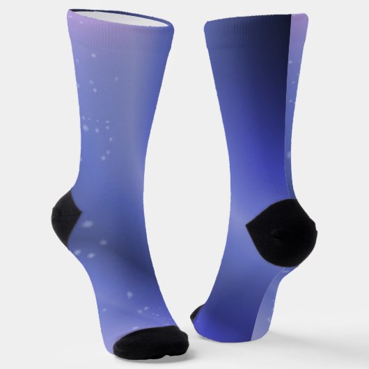Periwinkle Blue Socken (Gewinkelt)