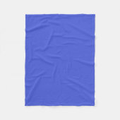 Periwinkle Blue Solid Color Fleecedecke (Vorderseite)