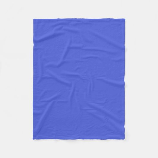 Periwinkle Blue Solid Color Fleecedecke (Vorderseite)