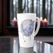 Periwinkle Blue und Lila Mond Fairies Milchtasse