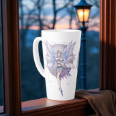 Periwinkle Blue und Lila Mond Fairies Milchtasse