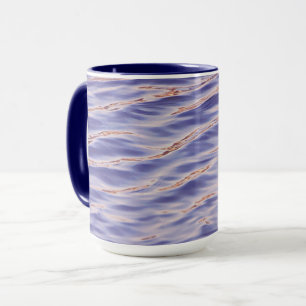 Periwinkle Blue Water Abstrakt Art Tasse