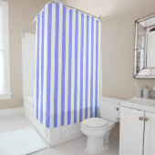 Periwinkle Blue White Stripe NL #0 Duschvorhang (Beispiel)