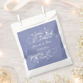 Periwinkle Blüh Gastgeschenk Hochzeit Bag Geschenktütchen (Ausgeschnitten)