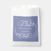 Periwinkle Blüh Gastgeschenk Hochzeit Bag Geschenktütchen (Vorderseite)